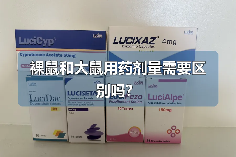 裸鼠和大鼠用药剂量需要区别吗?